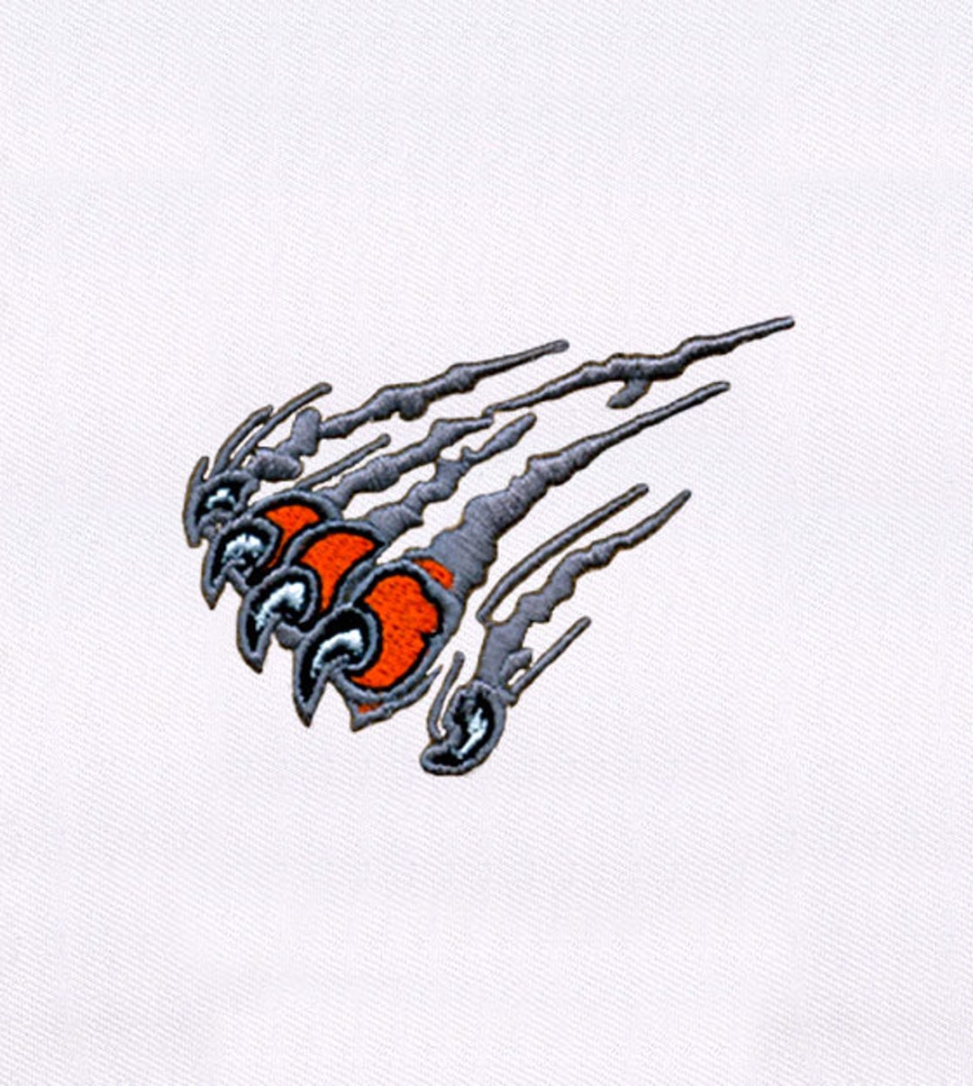 Fabric Ripping Monster Claw Embroidery Design Monster Etsy