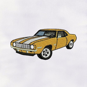 Car Machine Embroidery Design | Camaro Car Embroidery Design | Vehicle Embroidery Design | 4x4 Car Embroidery Design | Sport Car DST File