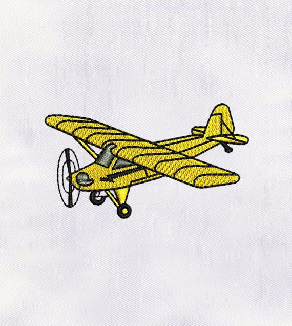 Airplane Machine Embroidery Design Plane Embroidery Design Etsy