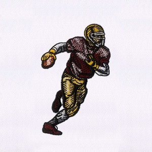 Football Player Embroidery Design | Sport Embroidery Design | Rugby PES Embroidery File | Rugby Player Embroidery Design | Digital File
