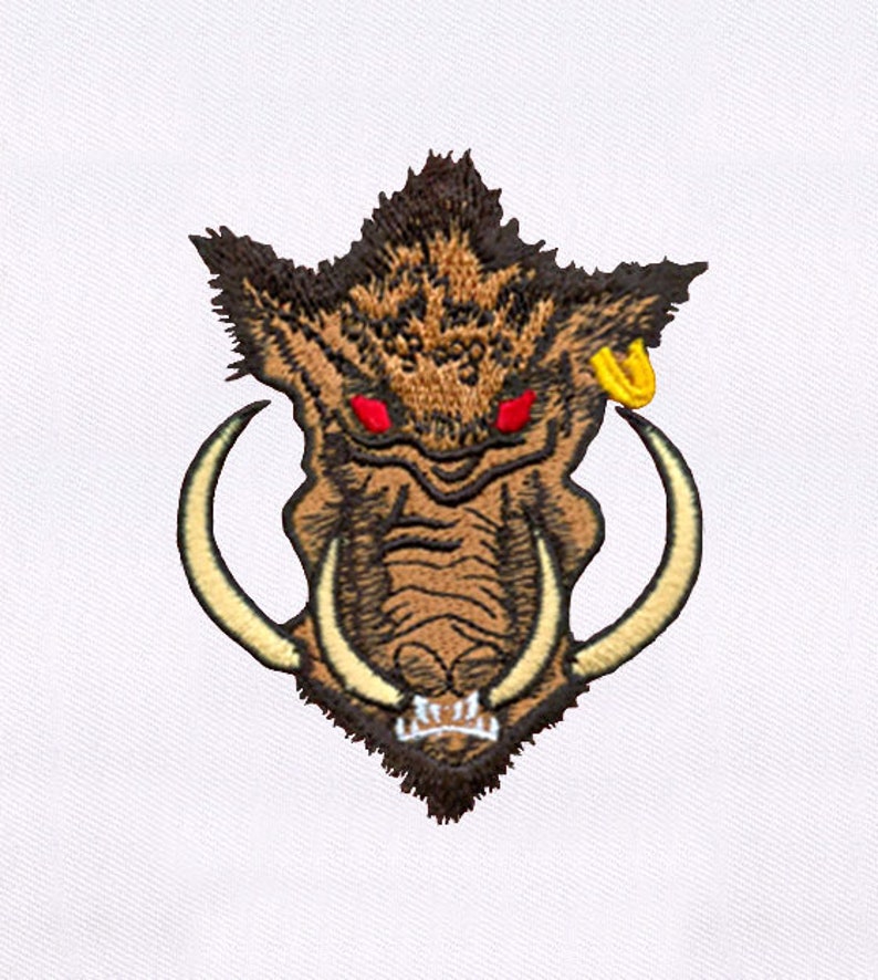 Boar embroidery design wild boar embroidery design animal  etsy