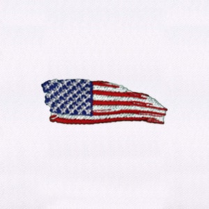 USA Flag Embroidery Design | American Flag Embroidery Design | Flag Machine Embroidery File | 4x4 Flag PES Embroidery File | Digital File