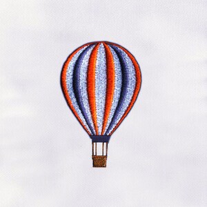 Hot Air Balloon Machine Embroidery Design | Hot Air Balloon PES File | Balloon Embroidery Design | 4x4 Hot Air Balloon Embroidery Design
