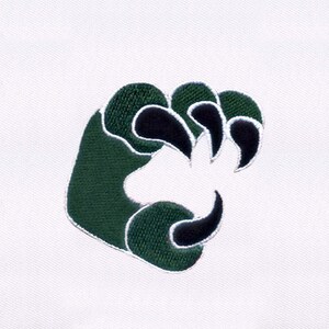 Monster Claw Embroidery Design | Monster Embroidery Design | Green Claw Embroidery | Monster Claw Digital Embroidery Files | Hoop Size