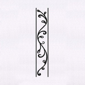 Swirly Line Border Quilting Embroidery Design |Border Embroidery Design | Vine DST Embroidery Design |Quilting Vines PES File | Digital File