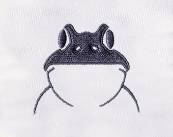 Frog Embroidery Design | Frog Applique Embroidery Design | Amphibians Embroidery Design |4x4 Frog Embroidery Design |Digital Embroidery File