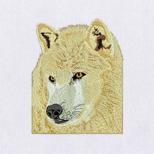 Wolf Borduurwerk Ontwerp | Ontwerp voor borduurwerk voor dieren | Wolf Hoofd Borduurwerk Ontwerp | Wolf Machine Borduurwerk Ontwerp |8x10 Wolf PES Borduurbestand