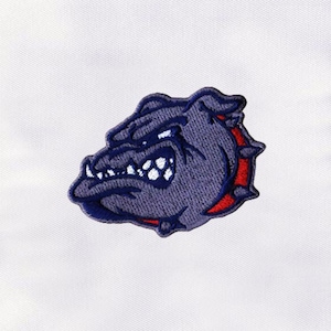 Angry Bulldog Machine Embroidery Design | Animal Embroidery Design| Dog Embroidery Design | Bulldog Head Embroidery Design |Digital File