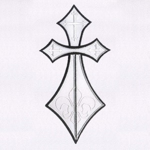 Gorgeously Detailed Cross Embroidery Design | Religion Embroidery Design |Cross PES File | Cross Machine Embroidery Design |Digital File