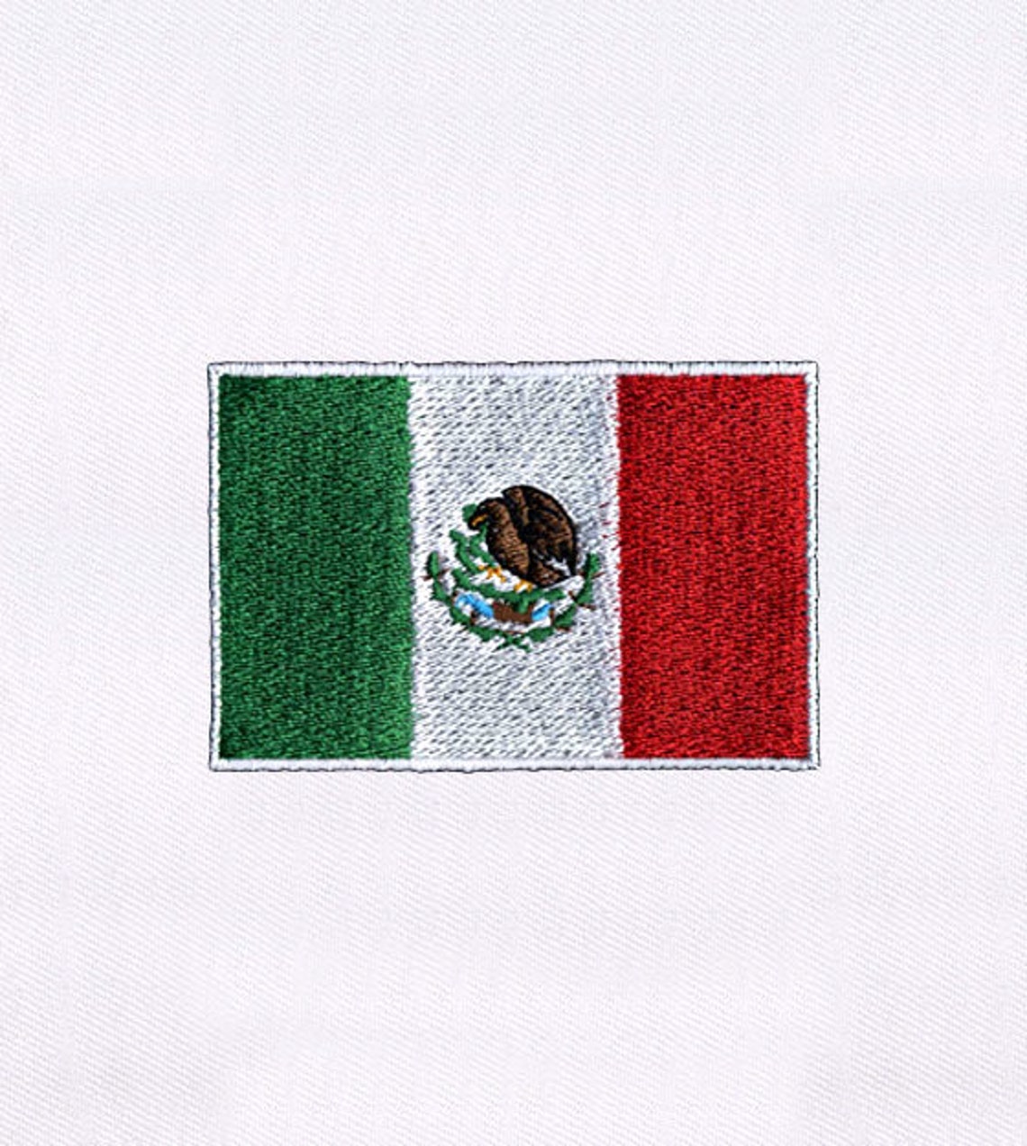 Patriotic Flag of Mexico Embroidery Design flag Embroidery | Etsy