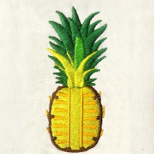 Yellow Pineapple Machine Embroidery Design | Fruit Embroidery Design | Pineapple PES File | Pineapple Embroidery Design | Digital File