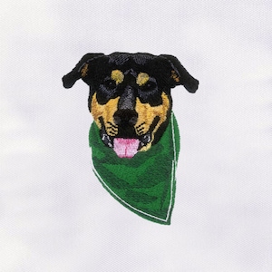 Dog Head Machine Embroidery Design | Animal Embroidery Design | Dog Breed Embroidery Design | 5x5 Dog Face Embroidery Design | Digital File