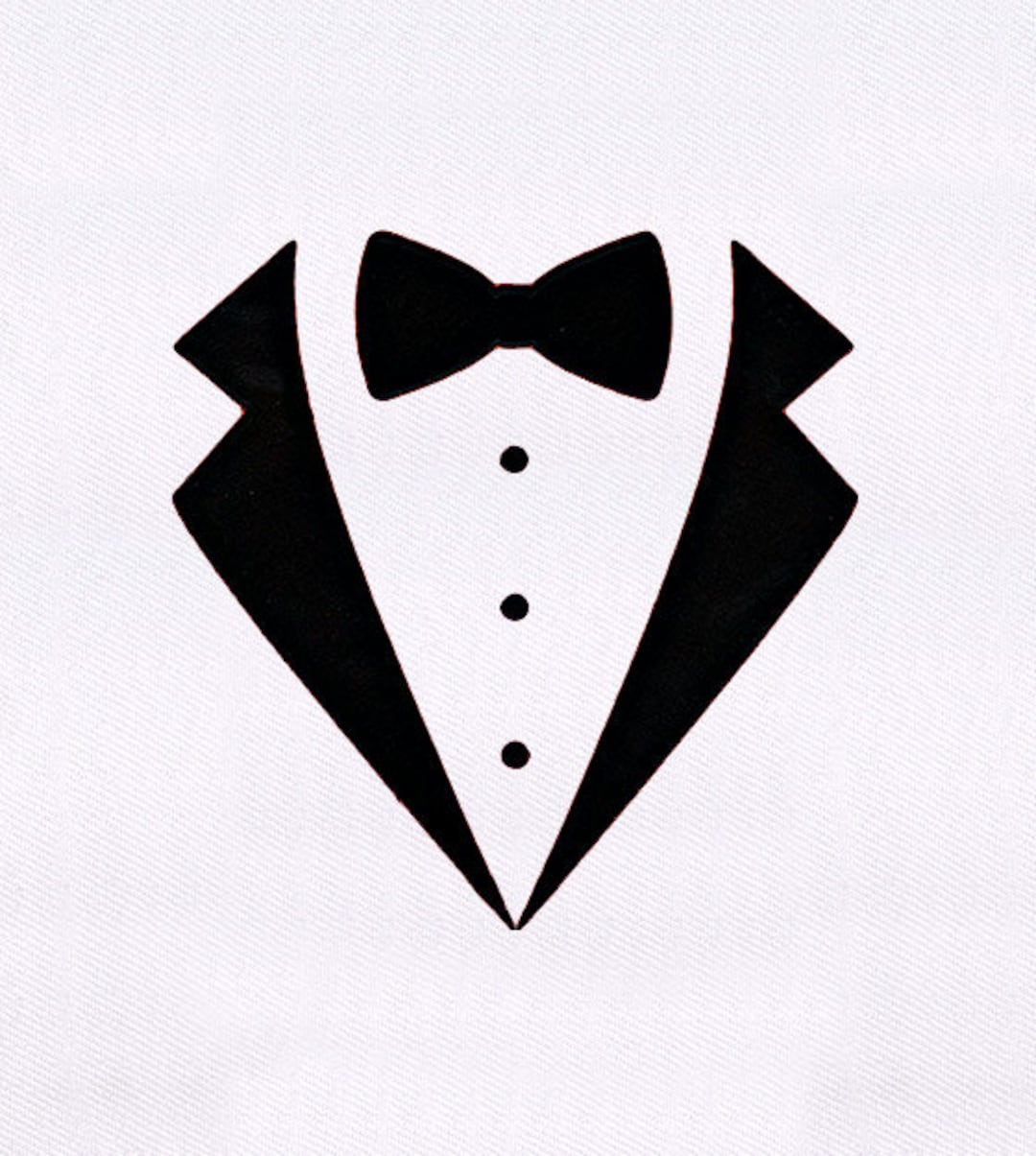 Suit and Bow Tie Embroidery Design Tuxedo Embroidery Design Men PES
