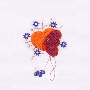 Heartwarmingly Beautiful Butterfly Embroidery Design | Insect Embroidery Design | 4x4 Butterfly Machine Embroidery Design | Digital File