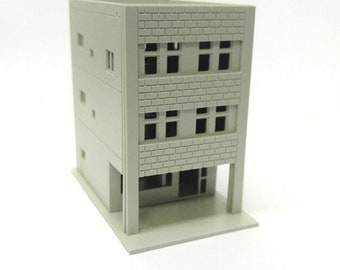 1:100 HO gauge model train layout D Six - storey Building HO scale building 1:100 HO gauge model train layout D Six - storey Building HO scale building