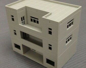 1:100 HO gauge model train layout D Six - storey Building HO scale building 1:100 HO gauge model train layout D Six - storey Building HO scale building