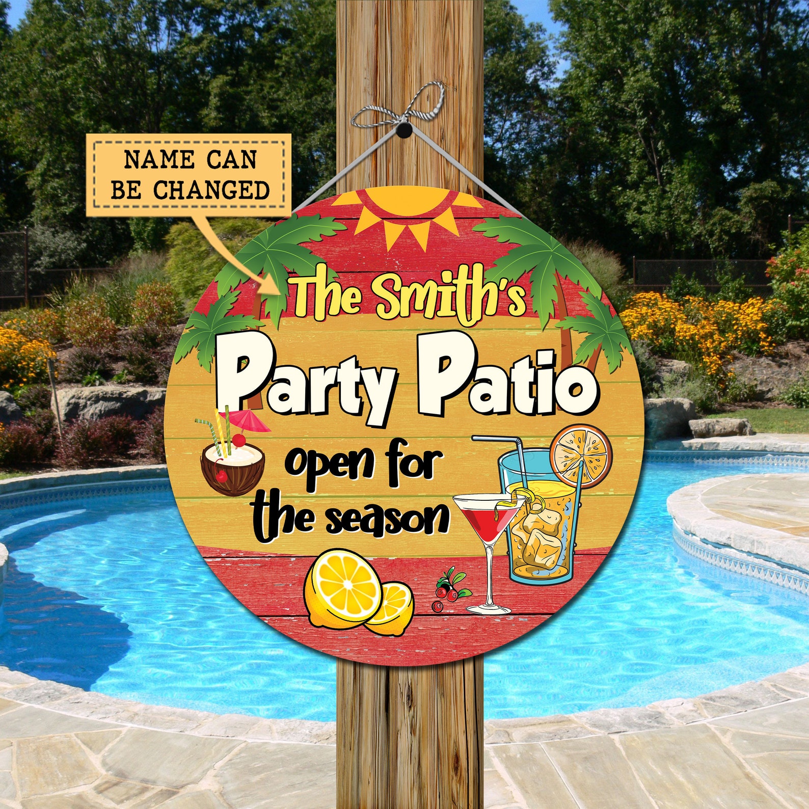 Patio Party Sign Party Patio Sign Patio Sign Patio Signs Etsy