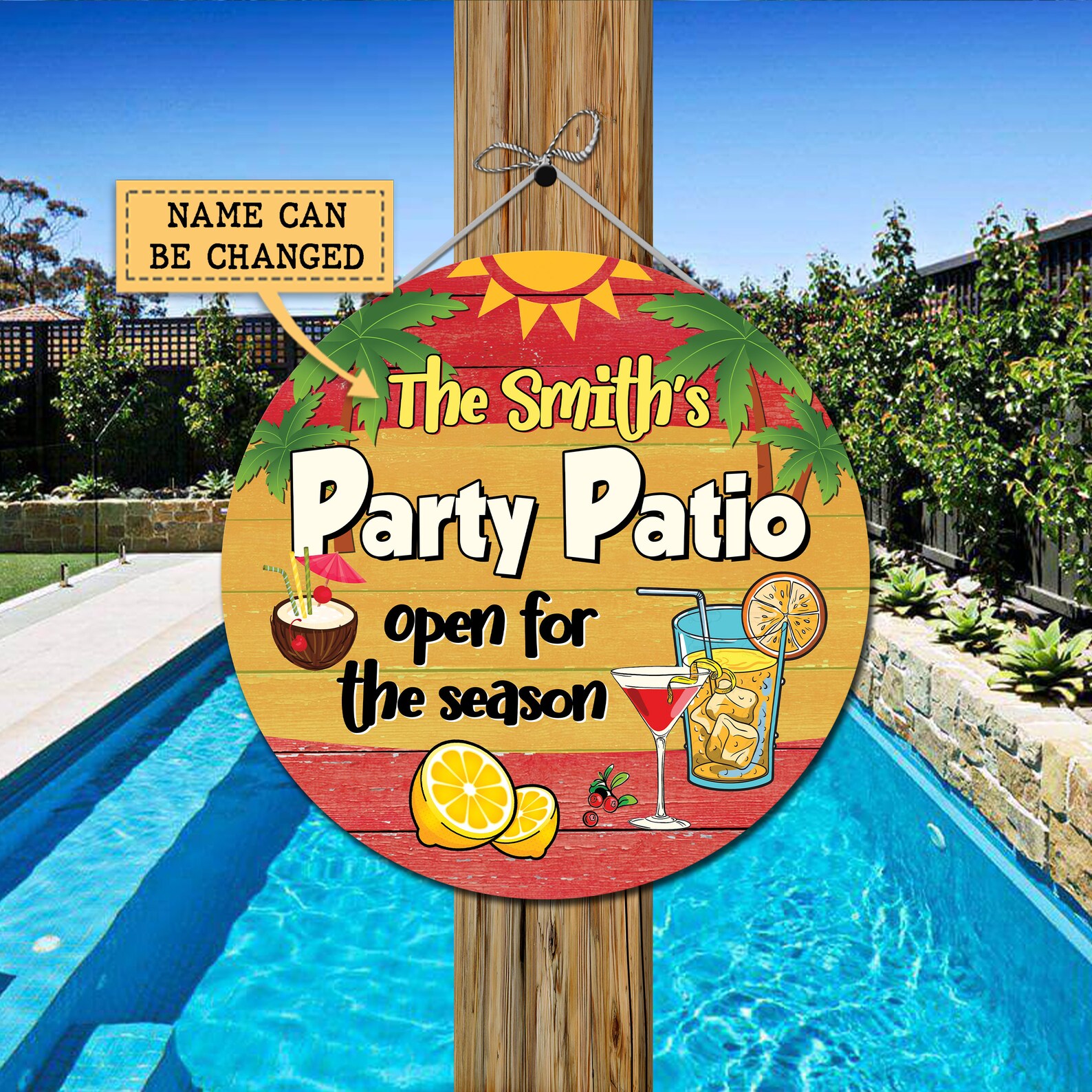 Patio Party Sign Party Patio Sign Patio Sign Patio Signs Etsy