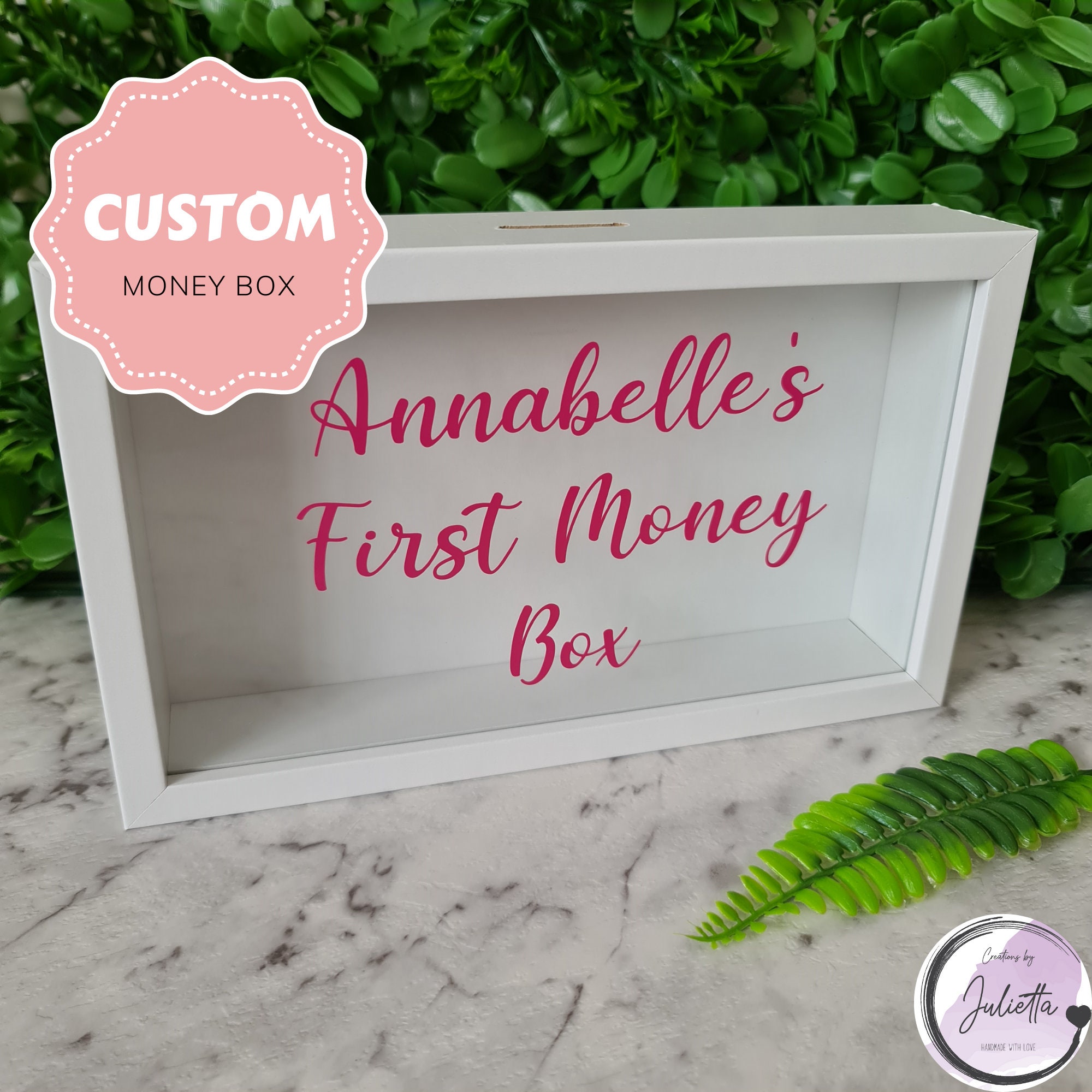 Personalised Money Box Frame Wedding Fund Frame Travel Fund Etsy