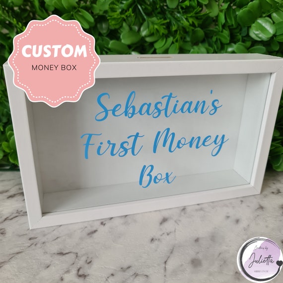 Personalised Money Box Frame Wedding Fund Frame Travel Fund Etsy
