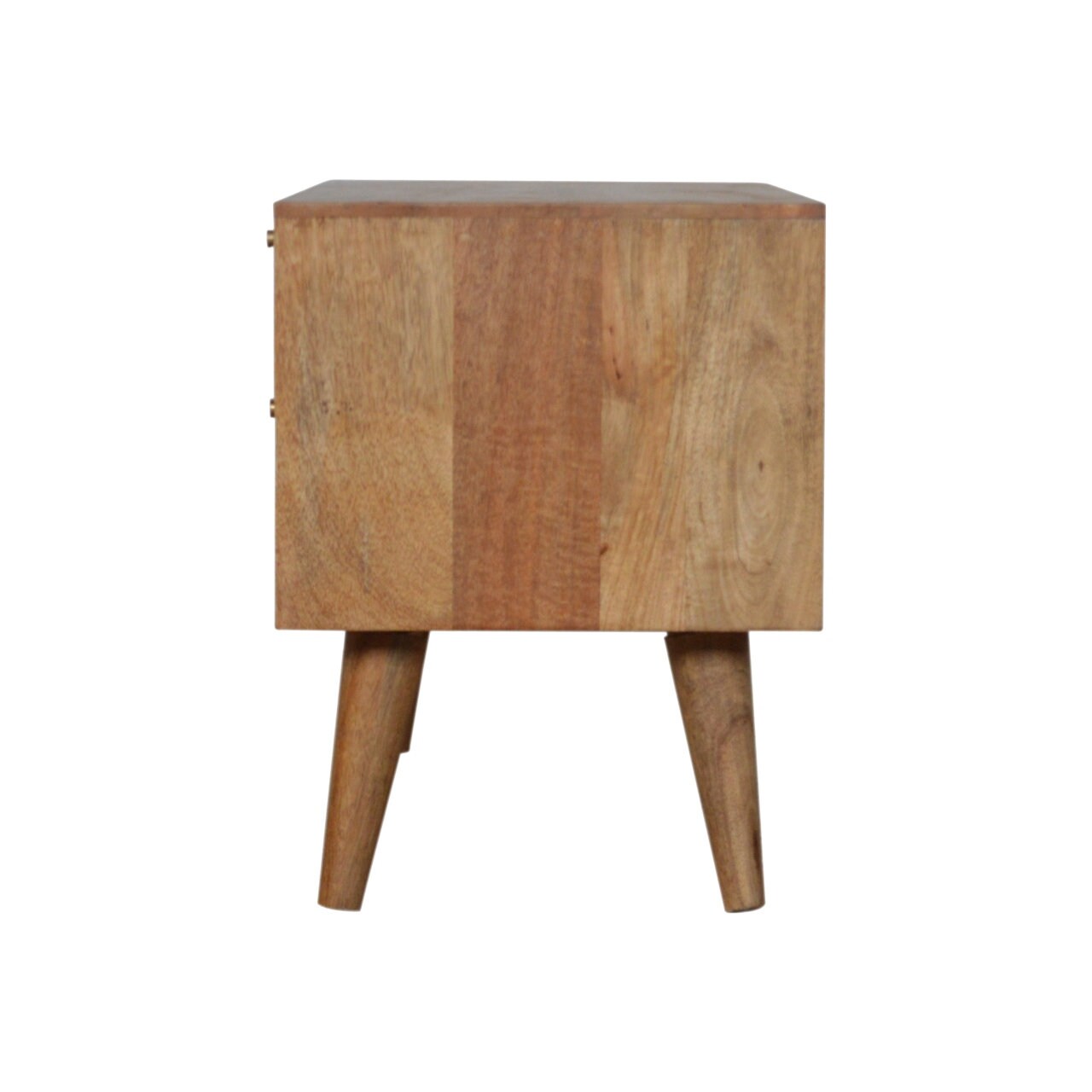 Tv Stand Holz Rattan Media Unit Tv Konsole rustikale Tv | Etsy