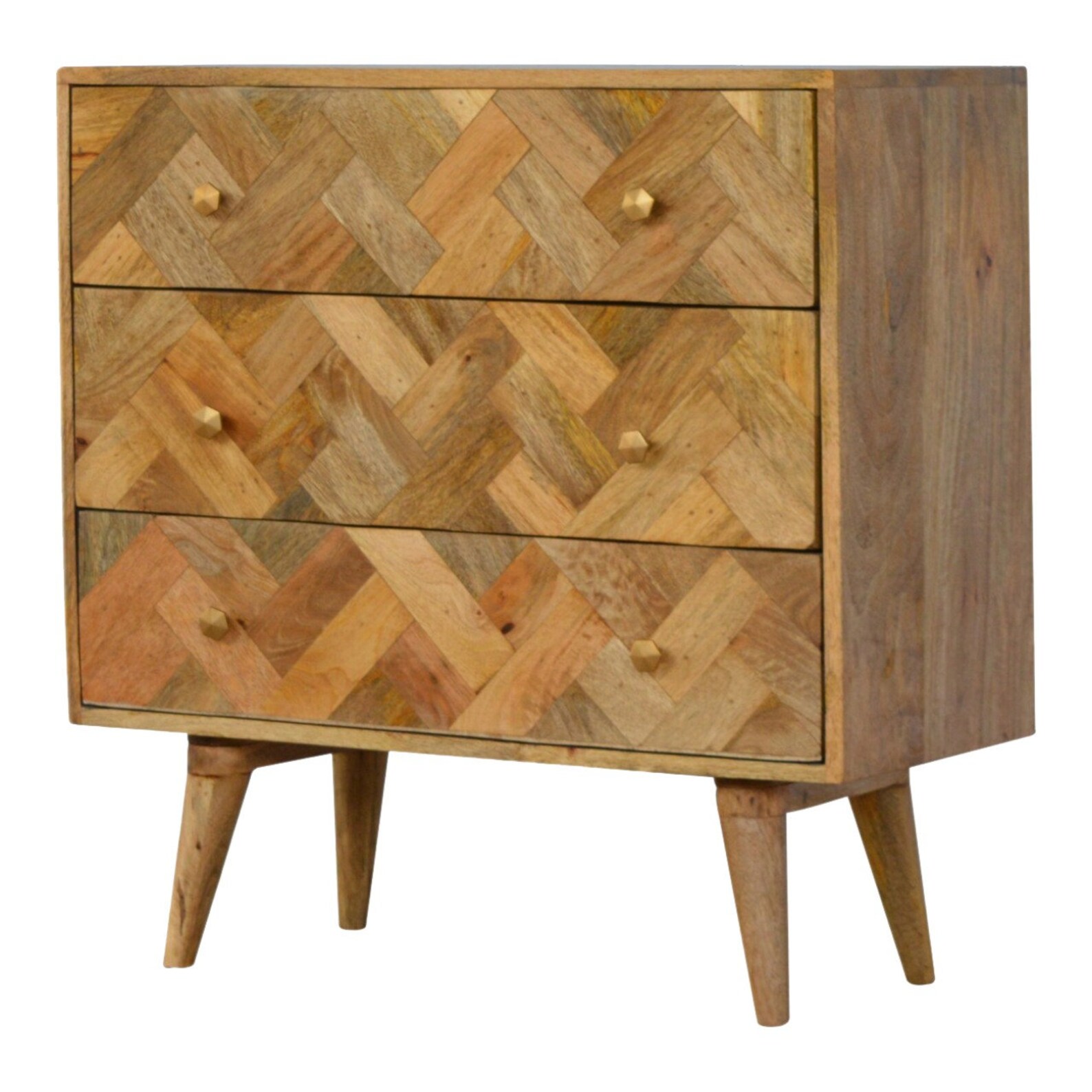 Chest of Drawers Patchwork Pattern Chest Wooden Rustic Etsy