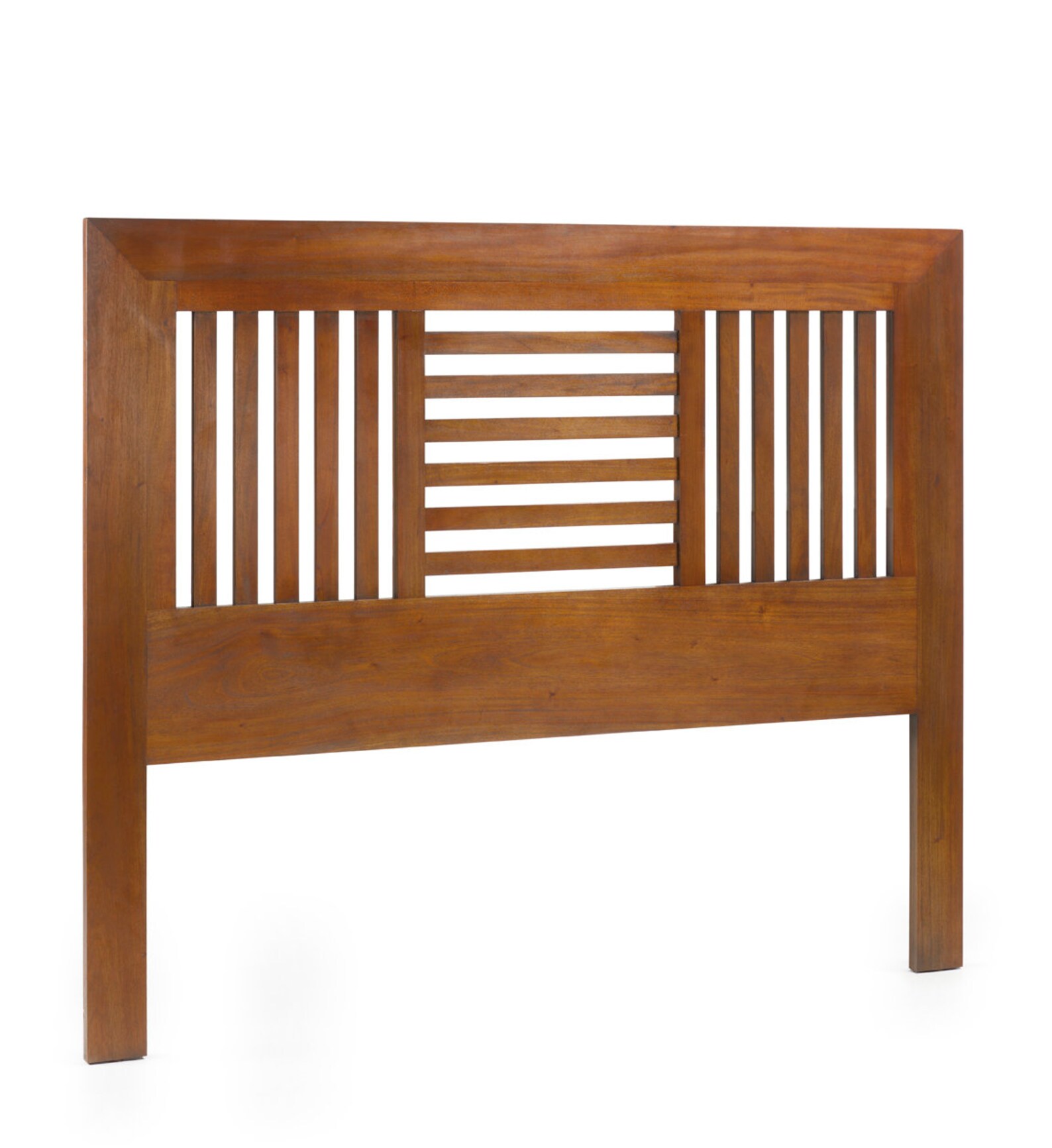 Headboard Vertical and Horizontal Bars Headboard Wooden Etsy