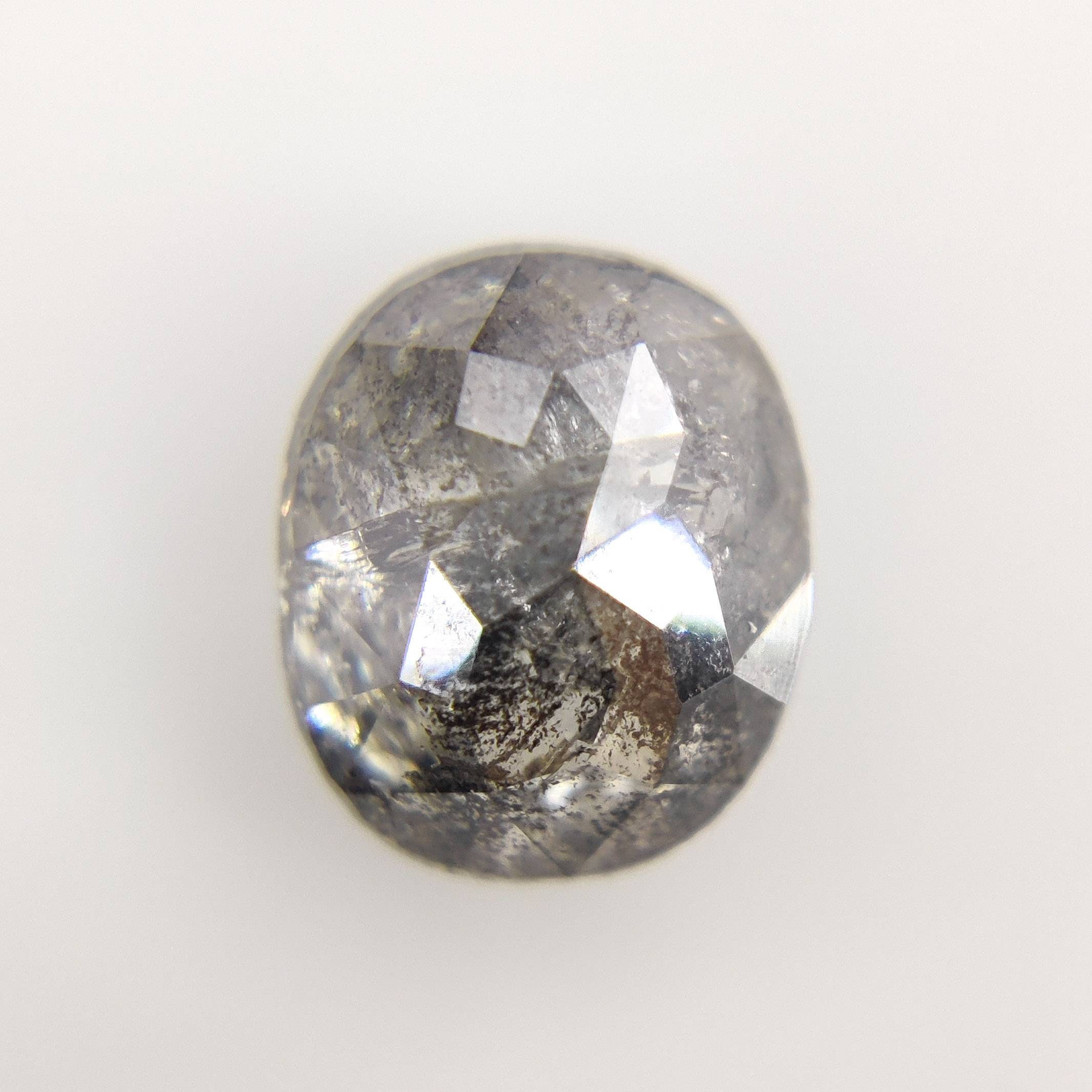 1.10CT 6.45.4mm Salt and pepper Diamond Natural Loose Diamond Etsy
