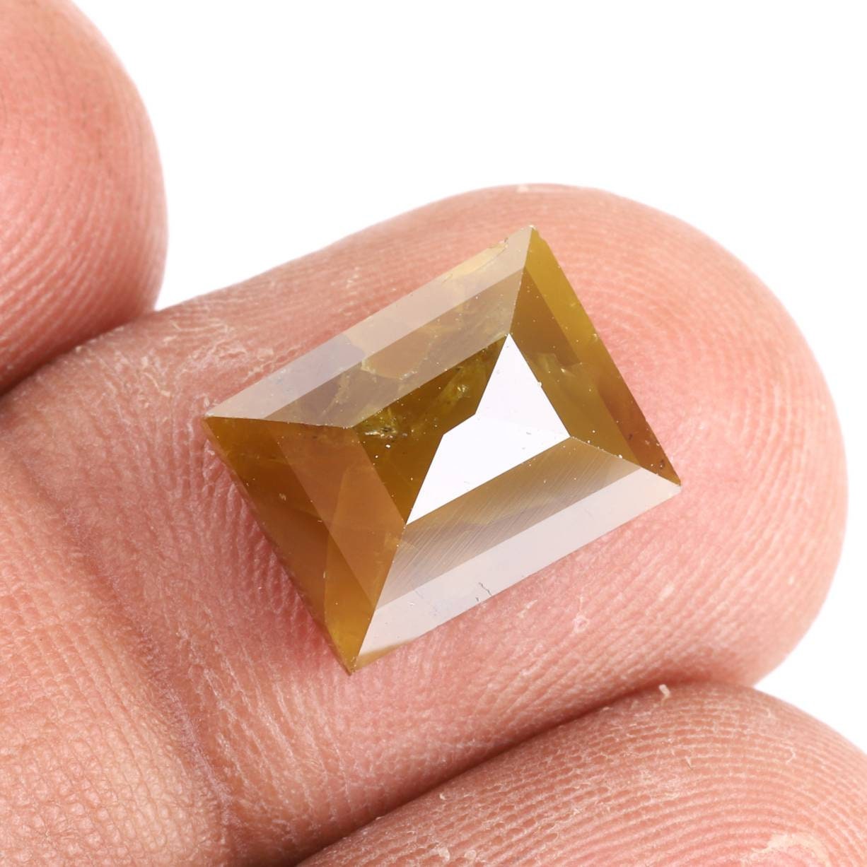 6.25 CT 11.3 × 8.9 × 5.1 Mm Natural Loose Diamond Fancy