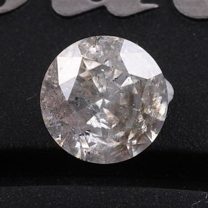 Diamante solto natural com lapidação brilhante redonda de 1,06 ct: joia para anel de noivado