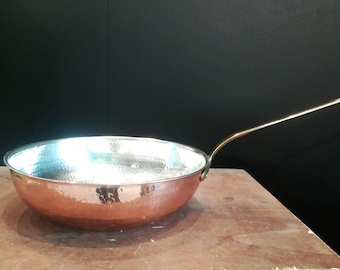 Copper wok/ wok pan /copper kitchen / copper wok pan
