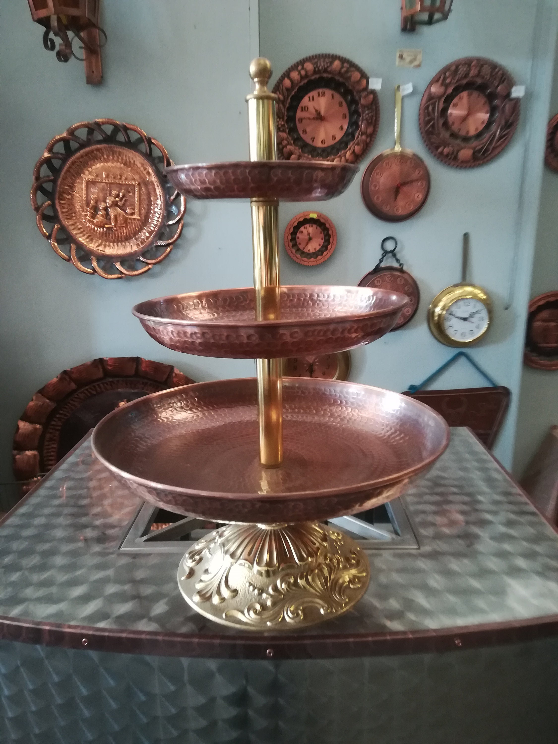 Fruit Stand/copper Fruit Stand /copper Stand/fruit Stand /copper Stand