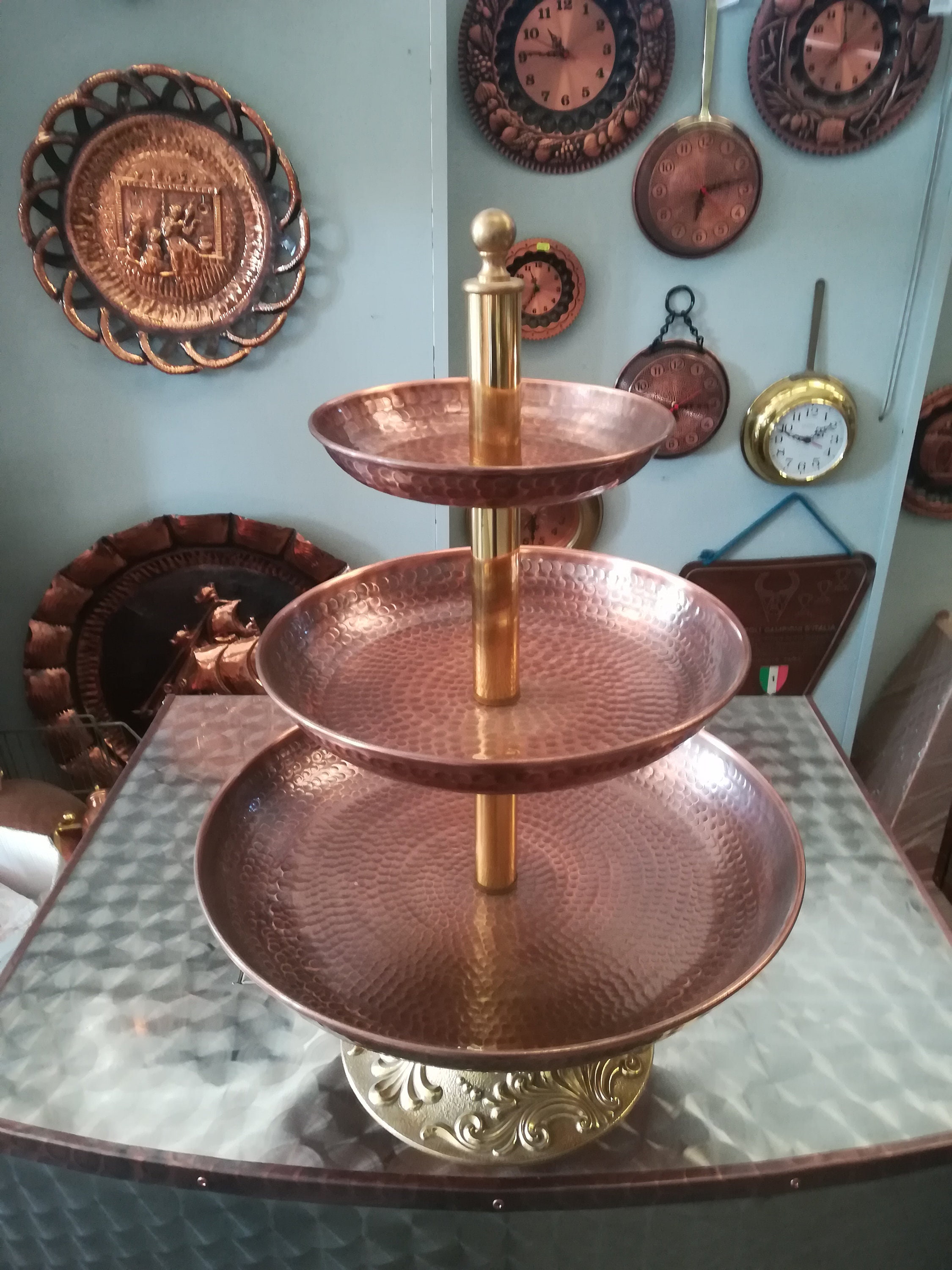 Fruit Stand/copper Fruit Stand /copper Stand/fruit Stand /copper Stand