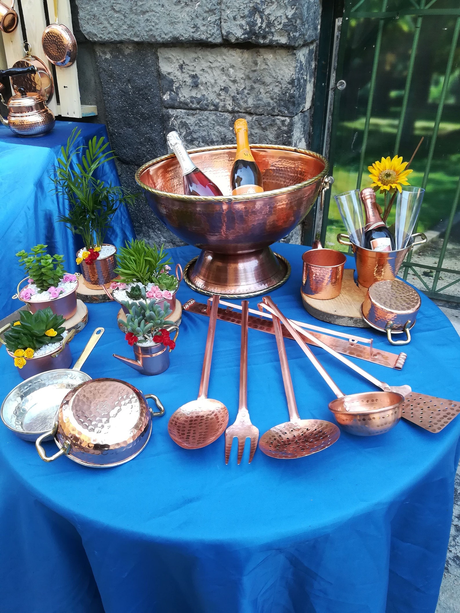 Set copper ladles / Ladles /set of ladles/kitchen design / Etsy