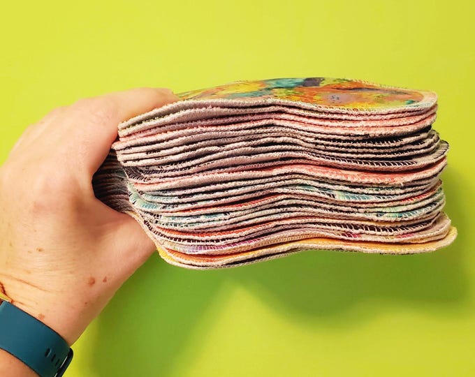 Featured listing image: Go green with our reusable cloth panty liner starter set—soft, washable cotton flannel daily liners for a comfy, eco-friendly period routine