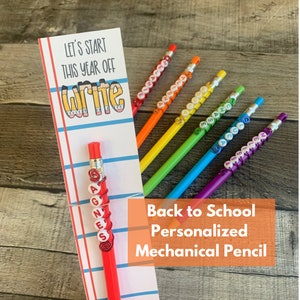 Back to School Personalized Pencil | Personalized Color Pencil | Back to School Party | First Day of School Gift | First Day of School Favor