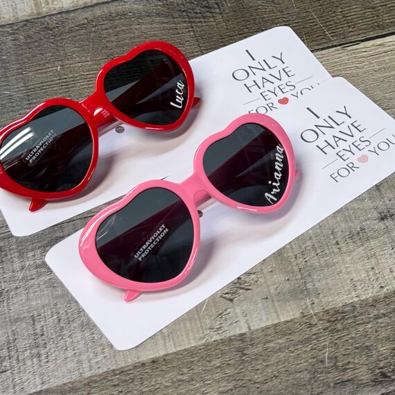 Valentine Personalized Heart Sunglasses | Back to School  display picture 1