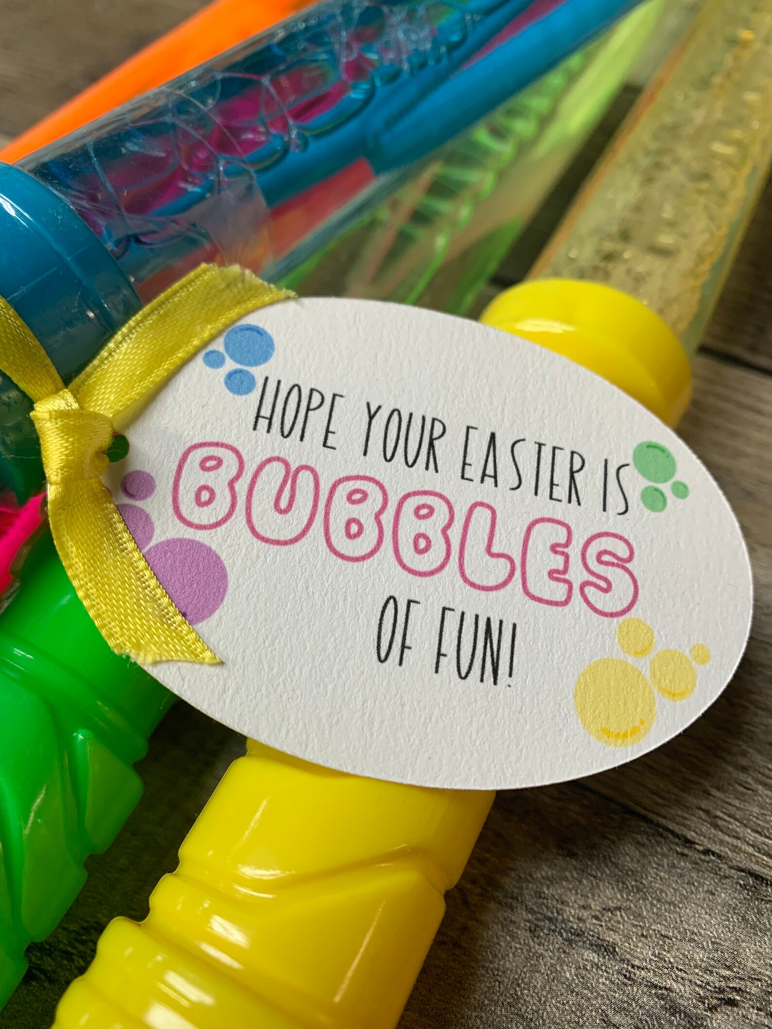 Bubble Wand Basket Stuffer Easter Bubbles Easter Basket Etsy