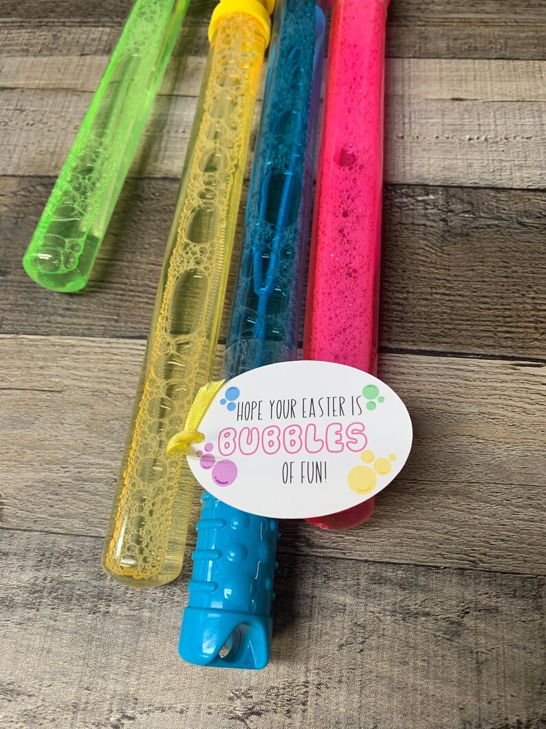 Bubble Wand Basket Stuffer Easter Bubbles Easter Basket Etsy