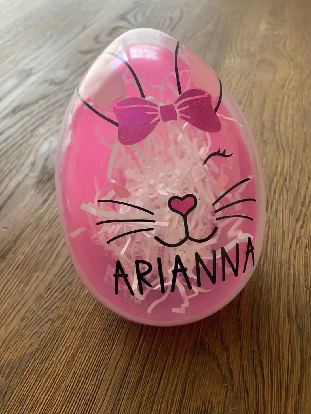 Jumbo Plastic Easter Eggs Personalized Easter Egg Plastic Etsy