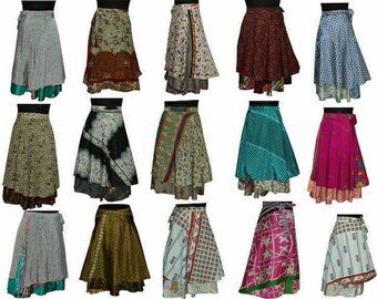 Wrap skirt etsy clearance