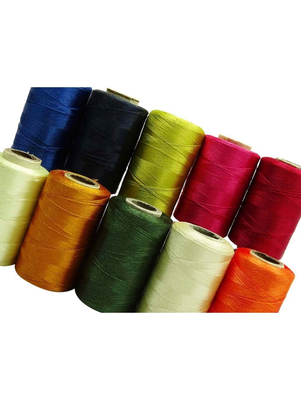 20 Spools of Natural Silk Thread Indian Art Silk Embroidery Etsy