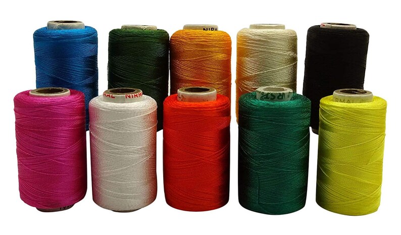 Filo Seta Naturale 100% Per Ricamo - 8 Colorì, 110m Cadauno, Per Punto Croce E Handmade - Foto 4