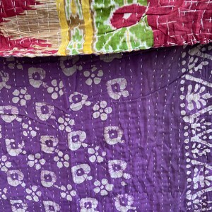 Großhandel viel von indischen Vintage Kantha Quilt Handmade Throw Wendedecke Bild 7