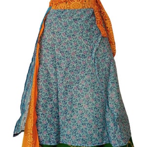 Recycled Indian Sari Wrap Skirts - Etsy
