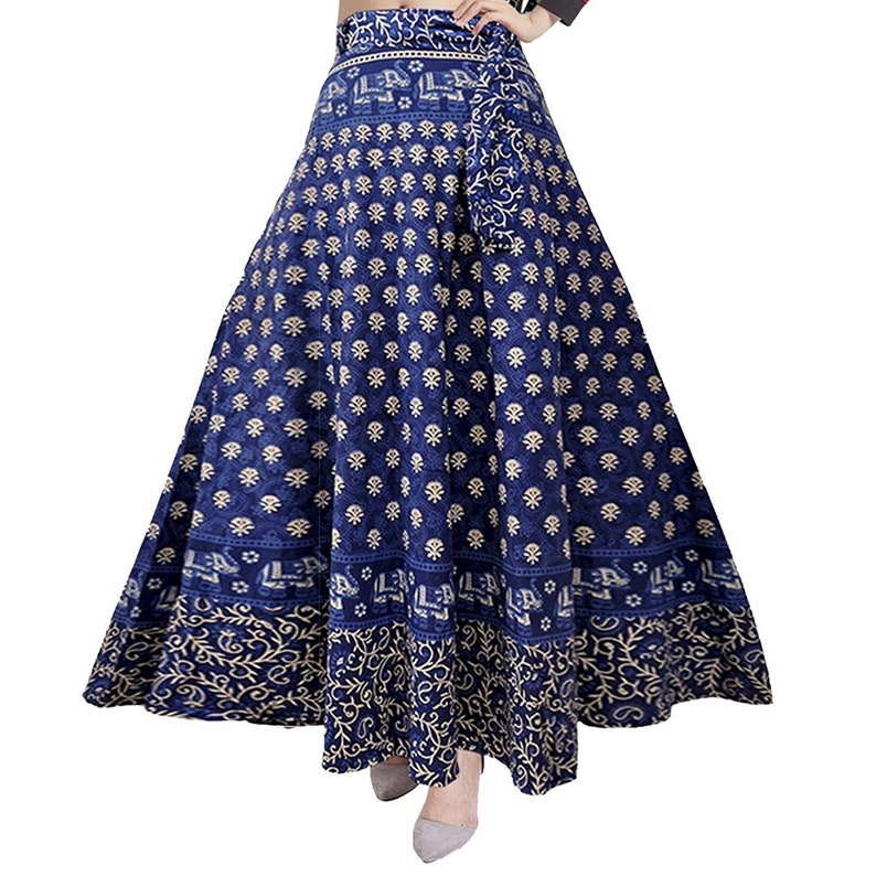 Cotton Wrap Around Skirt Gypsy Long Women/'s Skirt Indian Belly Dance Skirt Vintage Skirt