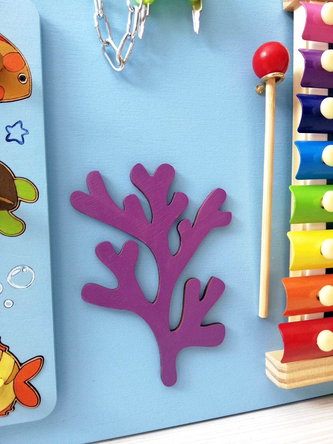 Ocean Busy Board Under the Sea Busy Board Montessori Etsy