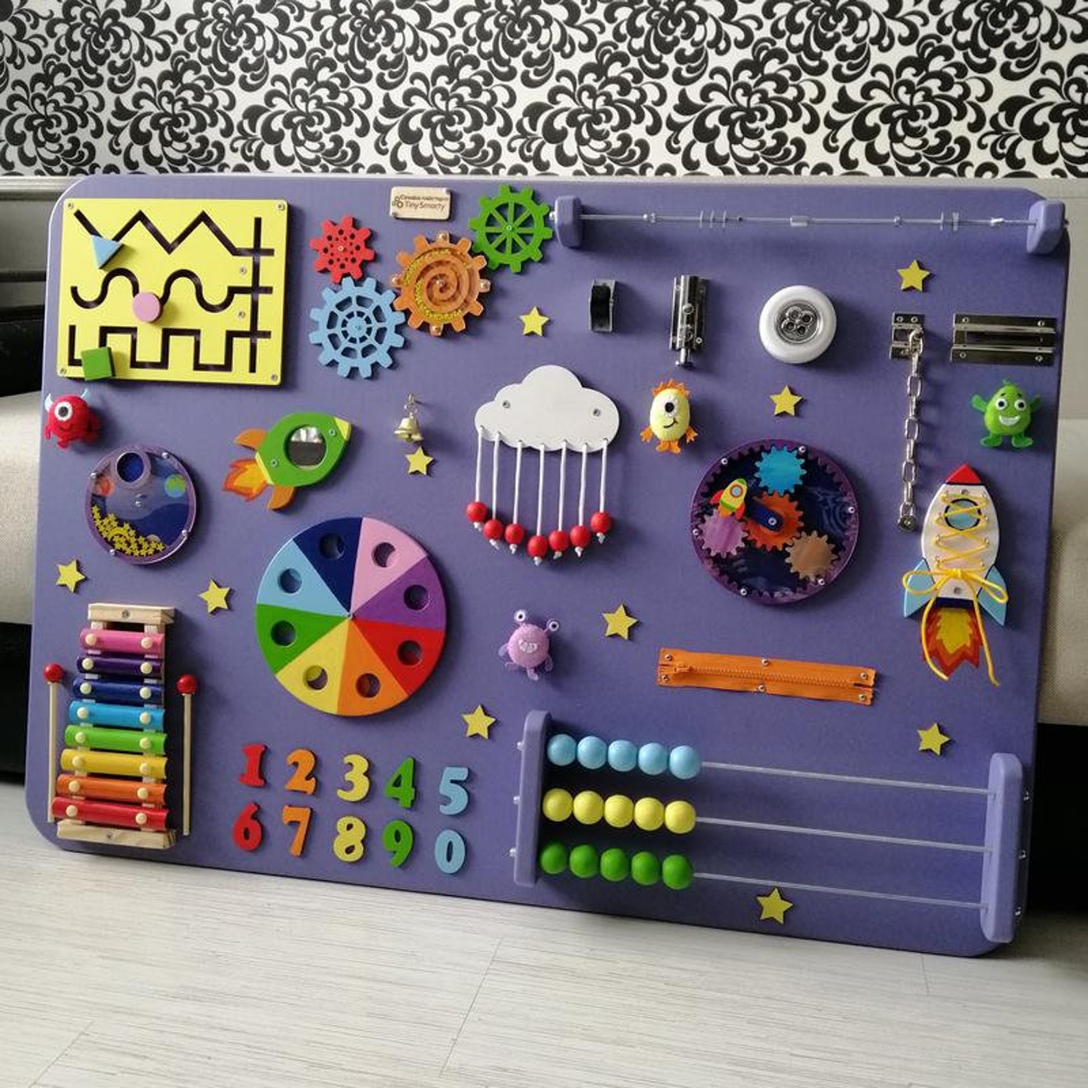 Space Busy Board for Toddler Boy Busy Board for 1 Year Old Etsy UK