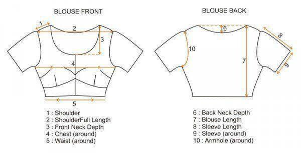 blouse stitching in hsr layout
