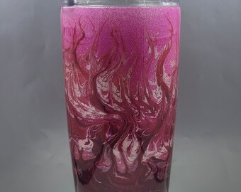 Pink Tumbler, Stainless Steel, 18 Ounces